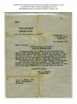 1941 (January)
Post Office Air Spotters Commendation