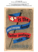 1952
Minimum Foreign
Letter Rate Poster