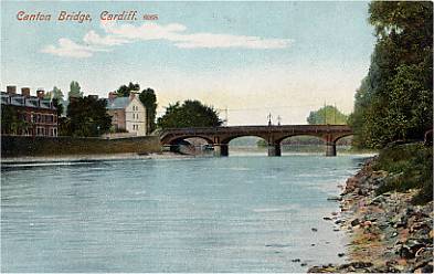Canton Bridge CardiffPostcard Unused