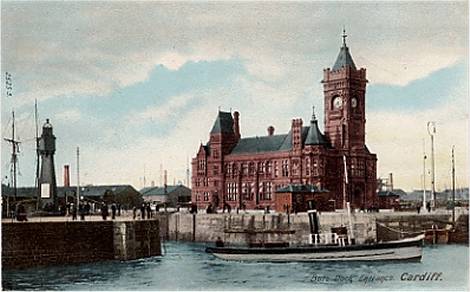 Bute Docks Entrance Cardiff
Postcard Unused 1903 Bute Docks Entrance Cardiff
Postcard Unused