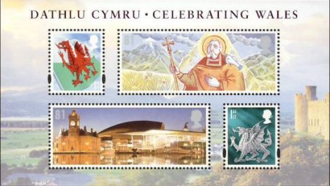 Celebrating Wales Miniture Sheet Celebrating Wales Miniture Sheet