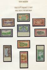 1949 Cook Islands ½d - 3/- Definitives