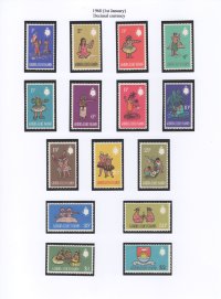 1968 Definitives