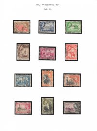 1956 Gilbert & Ellice Islands QEII ½d - 10/- Definitives