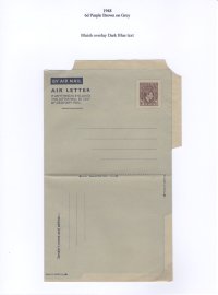 Nigeria 1948 QEII Airletter Mint