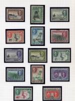 Nigeria 1953 GVI ½d - 5/- Definitives Mint