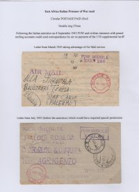 Paid postmarks
for Air Mail