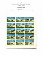 East Africa 1970
East African Satellite Station
30c Imprint block 15