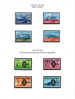 East Africa 1969&#010;Water Transport  &&#010;50th Anniv ILO Mint