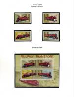 East Africa 1971&#010;Railway transport Mint
