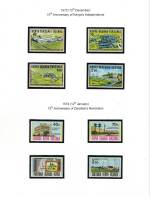 East Africa 1973/4
10th Anniv Kenya Independence &
10th Anniv Zanzibar's Revolution Mint