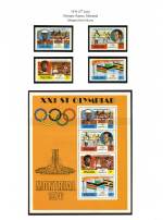 East Africa 1976&#010;Tanzania&#010;Olympic Games Mint
