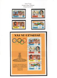 East Africa 1976&#010;Uganda&#010;Olympic Games Used