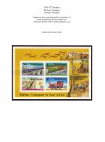 East Africa 1976&#010;Tanzania&#010;Railway Transport&#010;Imperf Mint