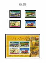 East Africa 1976
Tanzania
Railway Transport Mint