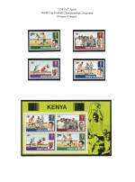 East Africa 1978&#010;Kenya&#010;World Cup Mint