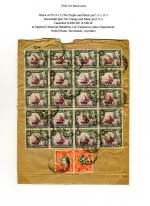 K. U. T. 1940 Block of 20 50c
 13 x 11¾ Used