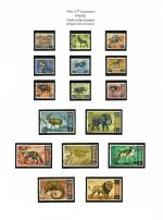 Kenya 1966 Wildlife
Chalk-surfaced paper Mint