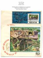 Kenya 1977&#010;Silver Jubilee&#010;Miniature Sheet&#010;First day Covers
