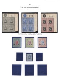 East Africa & Uganda
G.E.A. ovpts.
1917 & 22 Mint