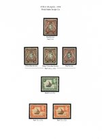 K. U. T. 1938
1c - 5c Mint