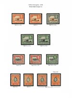 K. U. T. 1938
10c - 20c Mint