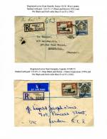 K. U. T. 1948 & 1952&#010;1/30 Registered rate to UK