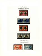 K. U. T. 1941
Provisional overprint's
& Victory Used