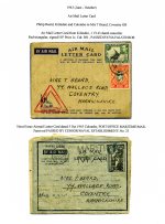 K. U. T. 1943
 Air Mail Letter Cards
Beard correspondence