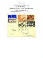 K. U. T. 1949&#010;UPU FDC