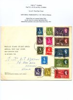 K. U. T. 1960&#010;5c - 5/- Mitchell Park FDC