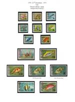 Tanzania 1971
Fish Glazed,
ordinary paper
5c - 20/- Mint