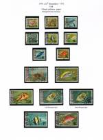 Tanzania 1971&#010;Fish Glazed,&#010;ordinary paper&#010;5c - 20/-  Used