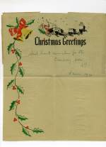 Kenya Uganda Tanganyika 1950's
  Christmas Formula Air Letter
