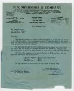 Kenya Uganda Tanganyika 1950's
  Formula Air Letter
  Mohindra & Co (Inside) Used