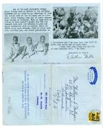 K. U. T. 1965 Formula Air Letter Komuge Mission Diary (Front) Used