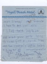 K. U. T. 1967 Formula Air Letter Nyali Beach Hotel (Inside) Used