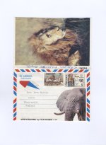 Kenya 1988 Photoform Elephant, Lion