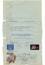 Kenya 1981 Greetings Formula Air Letter Leopard Used (Front)