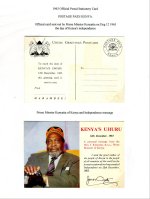 Kenya 1963
   Official UHURU Card Mint