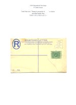 East Africa & Uganda 1920 35 cent
  Registered Envelope