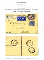 Kenya & Uganda 1935
  50c Registered Envelope Used