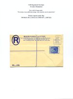 Kenya Uganda Tanganyika 1948
  30c Registered Envelope Mint