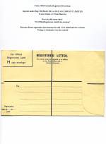 Kenya Uganda Tanganyika 1960
  Formula registered envelope
  Size H  202mm x 127mm