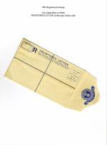 British East Africa 1892
 2 Annas Blue
 Registered Envelope
 Mint