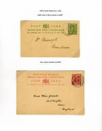 British East Africa 1896
  ½a & 1a Cards Mint