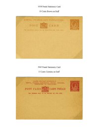 Kenya Uganda Tanganyika 1938
10 & 15 cent Cards on Buff Mint
