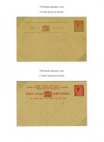 Kenya Uganda Tanganyika 1938
10 & 15 cent Cards on Greyish Mint