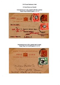 Kenya Uganda Tanganyika 1938
  20 cent Envelope Grey Specimen