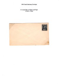 British East Africa 1896
  2½a Envelope Mint